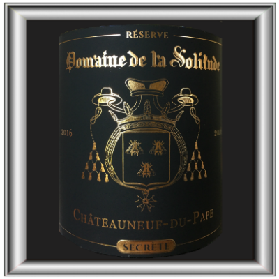 Réserve Secrète 2016, le vin du domaine de la Solitude pour notre blog sur le vin