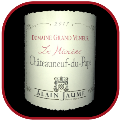 Le Miocène 2017, le vin du domaine du Grand Veneur pour notre blog sur le vin