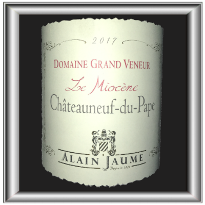 Le Miocène 2017, le vin du domaine du Grand Veneur pour notre blog sur le vin