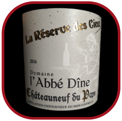 La réservce des Cieux 2016, le vin du domaine de l'Abbé Dîne pour notre blog sur le vin