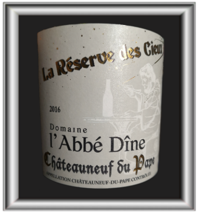 La réservce des Cieux 2016, le vin du domaine de l'Abbé Dîne pour notre blog sur le vin