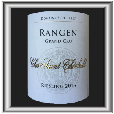 Clos St Théobald Riesling 2016, le vin du domaine Schoffit pour notre blog sur le vin