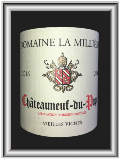 Vieilles vignes 2016, le vin du domaine La Millière pour notre blog sur le vin