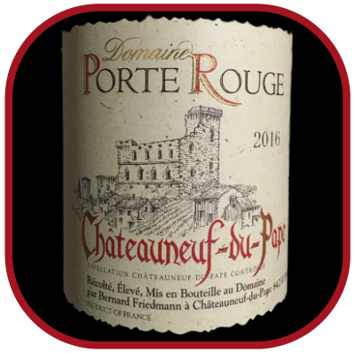 Chateauneuf-du-Pape 2016, le vin du domaine de la Porte Rouge pour notre blog sur le vin