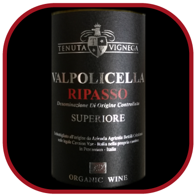 Valpolicella Ripasso 2016, le vin du domaine Tenuta Vinega pour notre blog sur le vin