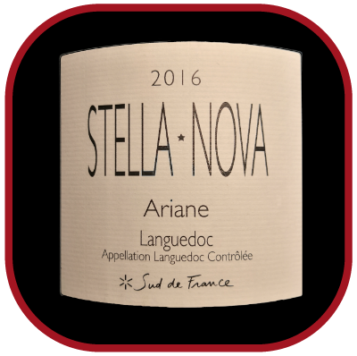 Ariane 2016, le vin du domaine Stella Nova pour notre blog sur le vin