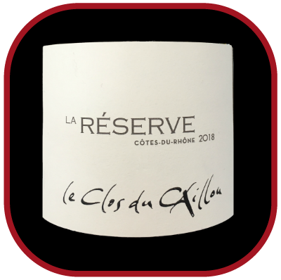 La Réserve 2018, le vin du domaine Le Clos du caillou pour notre blog sur le vin