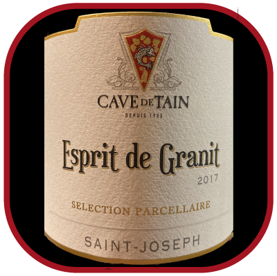 Saint-Joseph, Esprit de Granit 2017, le vin de la Cave de Tain pour notre blog sur le vin