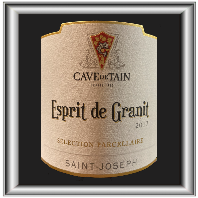Saint-Joseph, Esprit de Granit 2017, le vin de la Cave de Tain pour notre blog sur le vin