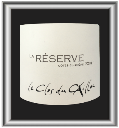La Réserve 2018, le vin du domaine Le Clos du caillou pour notre blog sur le vin