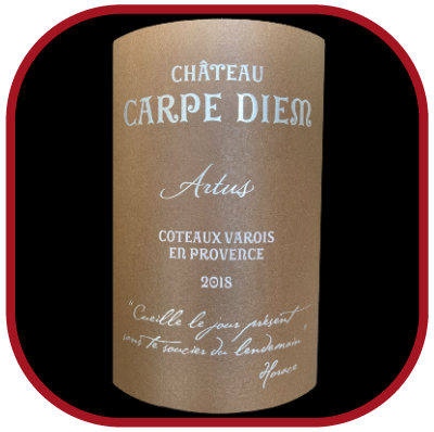 Artus 2018, le vin du Château Carpe Diem pour notre blog sur le vin