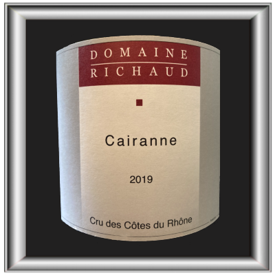 Cairanne 2019, le vin du domaine Marcel Richaud pour notre blog sur le vin