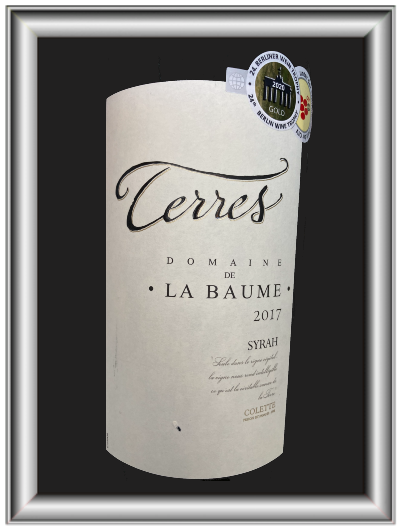 Terres 2017, le vin du domaine de la Beaume pour notre blog sur le vin