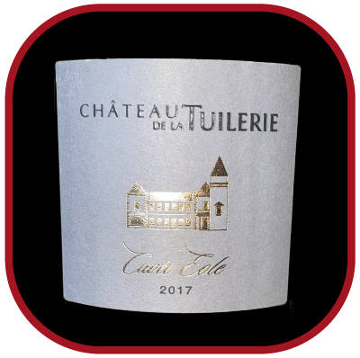 Eole 2017, le vin du chateau de la Tuilerie pour notre blog sur le vin