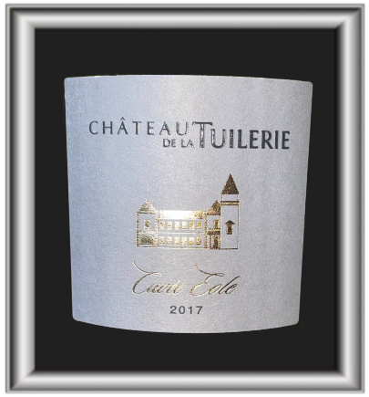 Eole 2017, le vin du chateau de la Tuilerie pour notre blog sur le vin