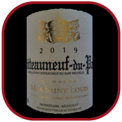 Tradition 2019, le vin du Mas St Louis, pour notre blog sur le vin