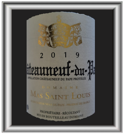 Tradition 2019, le vin du Mas St Louis, pour notre blog sur le vin