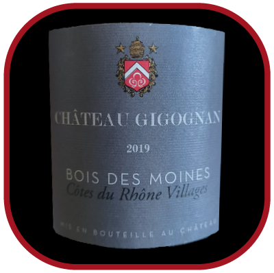 Bois des Moines 2019 le vin du Château Gigognan pour notre blog sur le vin