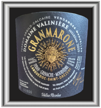 Granmarone 2019, le vin du domaine Valinière pour notre blog sur le vin