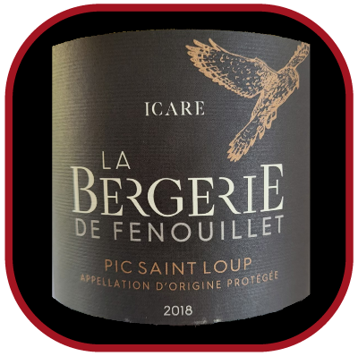 Icare 2018, le vin de la Bergerie de Fenouillet pour notre blog sur le vin