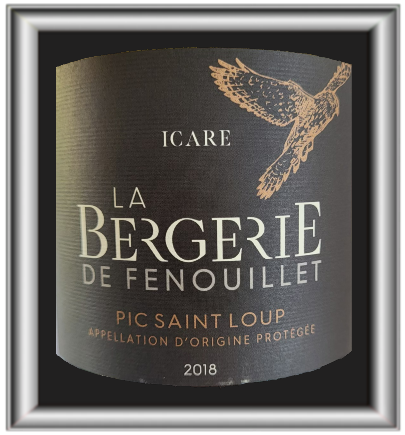 Icare 2018, le vin de la Bergerie de Fenouillet pour notre blog sur le vin
