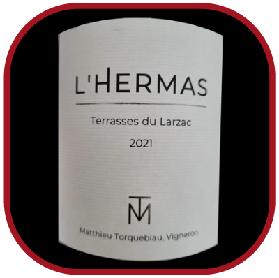 Terrasses du Larzac 2021. Le vin du domaine de l'Hermas pour notre blog sur le vin