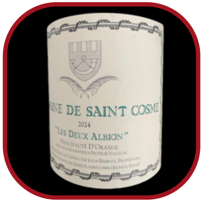 Les 2 Albion, le vin du Château St-Cosme pour notre blog sur le vin